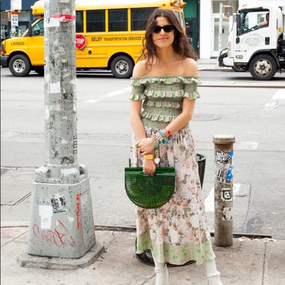 Rebecca Taylor floral midi dress.